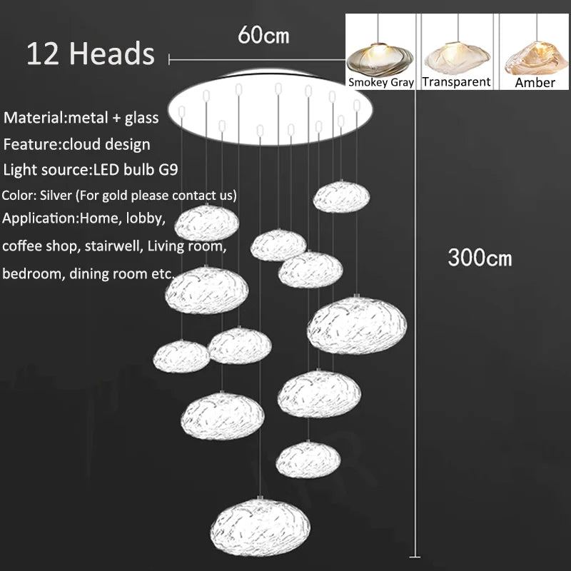 Chandelier - Nordic Home Decoration Living Room LED Pendant Light SW-36210345 - SWEET-LIGHTS