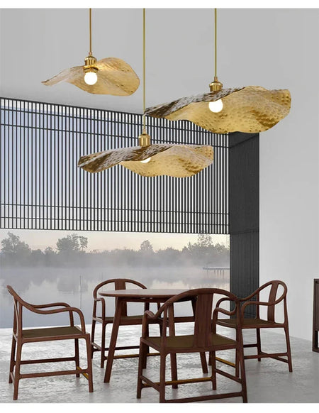 Pendant Light - New Chinese Lotus Leaf Chandelier for Kitchen Bar SW-36210458 - SWEET-LIGHTS