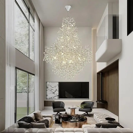 Chandelier - Luxury Modern Crystal Ceiling Lighting for High Ceilings SW-36210478 - SWEET-LIGHTS