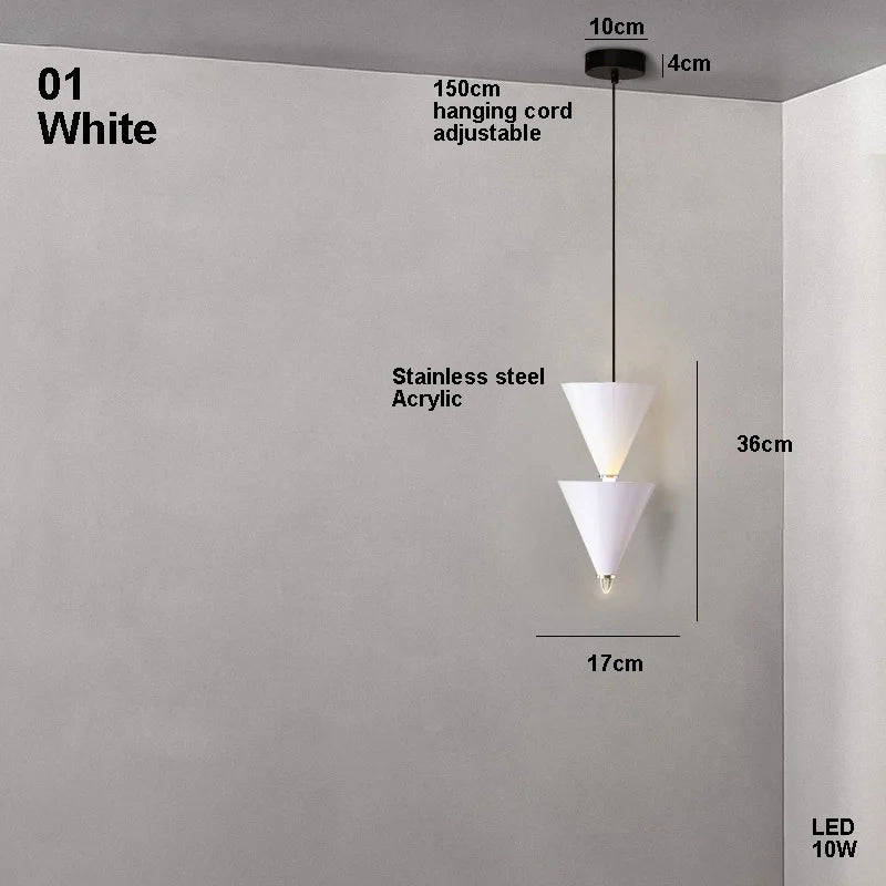 Pendant Light - Scandinavian Simple Style Bedroom Chandelier SW-36210458 - SWEET-LIGHTS