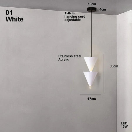 Pendant Light - Scandinavian Simple Style Bedroom Chandelier SW-36210458 - SWEET-LIGHTS