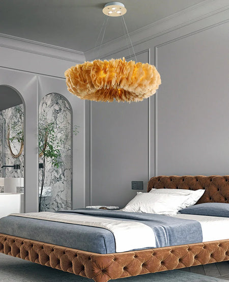 Pendant Light - Nordic Goose Feather LED Chandelier Home Decor SW-36210345 - SWEET-LIGHTS