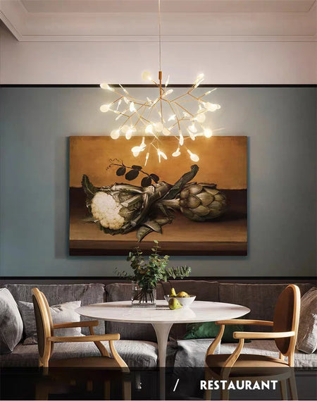 Pendant Light - Nordic Modern Firefly Chandelier Black Gold SW-36210753 - SWEET-LIGHTS