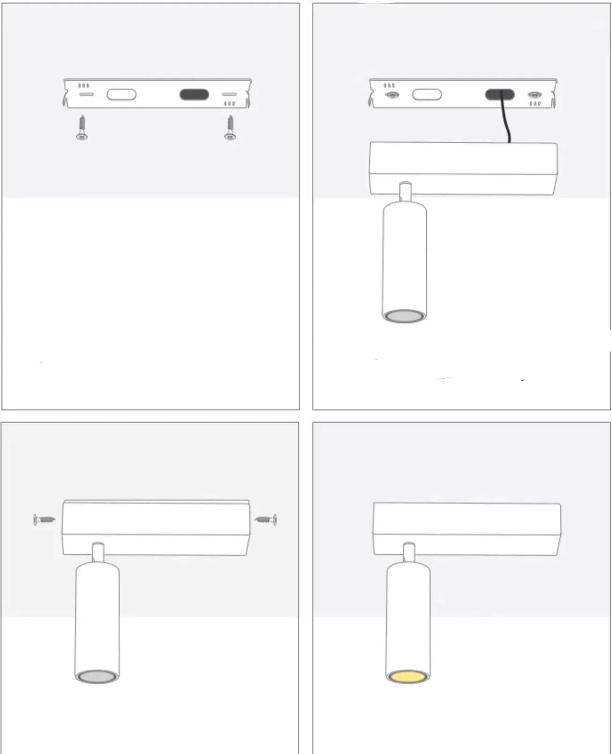 Spotlight - Surface Mounted Track Spotlights, Ceiling LED Tube Lights, Adjustable Anti-Glare for Home SW-36210458 - SWEET-LIGHTS