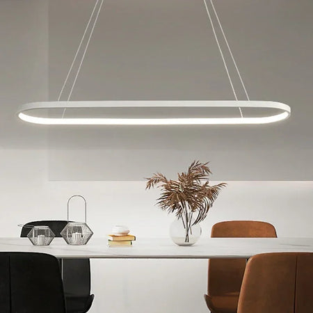 Pendant Light - Modern LED 70/90cm Elliptical Lamp SW-36210789 - SWEET-LIGHTS