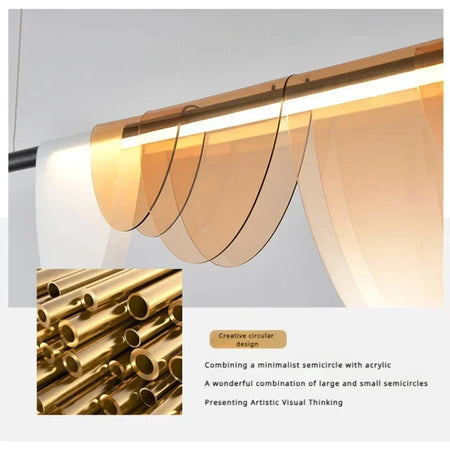 Pendant Light - Nordic Salon Colored Acrylic Chandelier LED Lamp for Dining Living Room Bedroom Lustre Lightings SW-36210923 - SWEET-LIGHTS