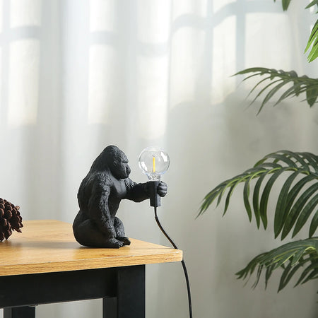 Table Lamp - King Kong Gorilla Animal Indoor Resin Night Light SW-36210374 - SWEET-LIGHTS