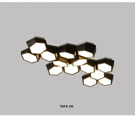Ceiling Light - Nordic Designer Honeycomb Ceiling Lamp LED Alloy SW-36210345 - SWEET-LIGHTS