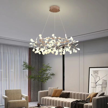 Pendant Light - Nordic Modern Firefly Chandelier Black Gold SW-36210753 - SWEET-LIGHTS