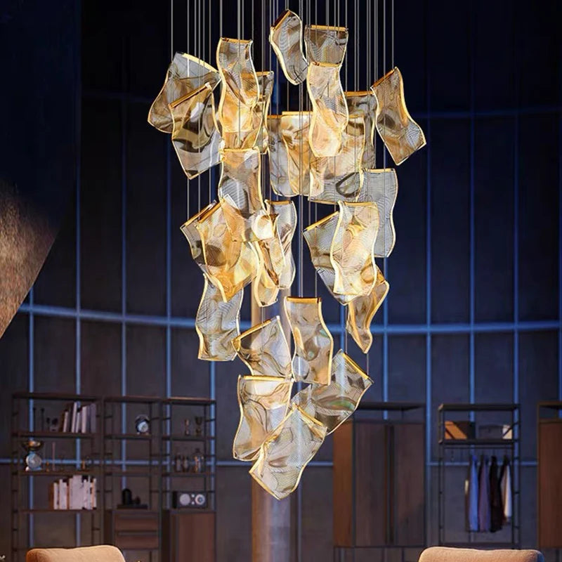 Chandelier - Modern Home Decor LED Pendant Light for Staircase SW-36210345 - SWEET-LIGHTS