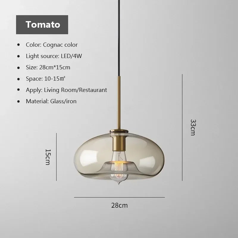 Pendant Light - Nordic LED Glass Chandelier Multi Head for Dining Room Living Room Bedroom Cafe SW-36210578 - SWEET-LIGHTS