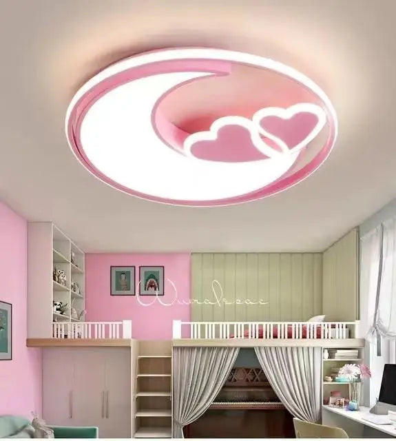 Children Lighting - Heart Shape Ceiling Lights For Girls Room Kids Bedroom Lamp SW-36210345 - SWEET-LIGHTS