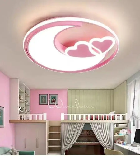 Children Lighting - Heart Shape Ceiling Lights For Girls Room Kids Bedroom Lamp SW-36210345 - SWEET-LIGHTS