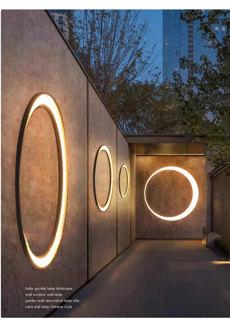 Outdoor Light - Modern Wall Light, IP65 Waterproof, Round, Stainless Steel, Creative Porch Trim SW-36210924 - SWEET-LIGHTS