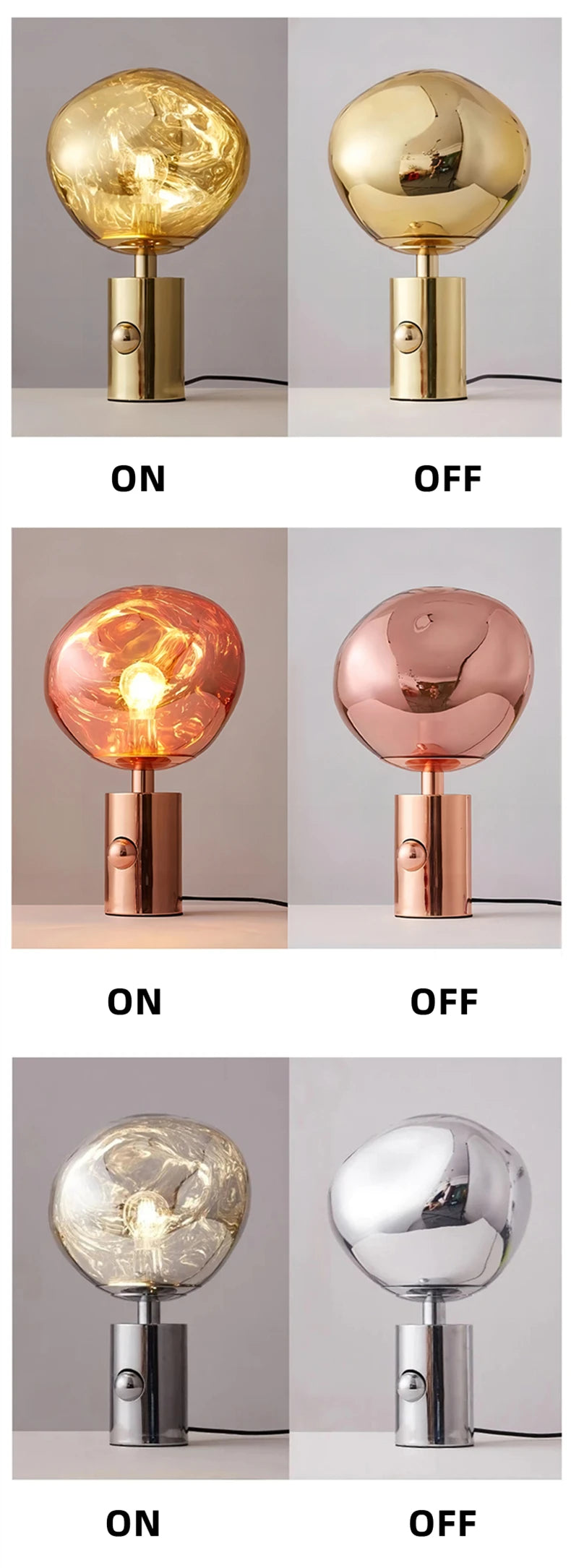 Table Lamp - Modern Lava Lampshade LED Night Light for Home SW-36210457 - SWEET-LIGHTS