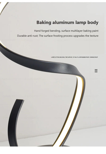 Floor Lamp - Modern LED Strip Minimalist Black White Light SW-36210457 - SWEET-LIGHTS