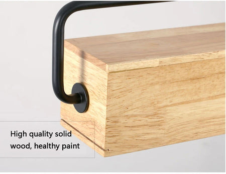 Pendant Light - High-end Simple Nordic Wooden LED with Metal Pole for Restaurants and Cafes Bright SW-36210748 - SWEET-LIGHTS