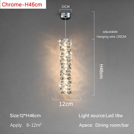 Pendant Light - Modern Strip Led Ceiling Chandelier Luxury Crystal Design Art Lamp SW-36214567 - SWEET-LIGHTS