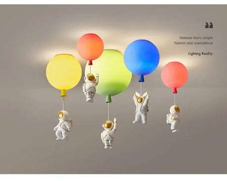 Children Lighting - Modern LED Astronaut Balloon Pendant Lamp SW-36210458 - SWEET-LIGHTS