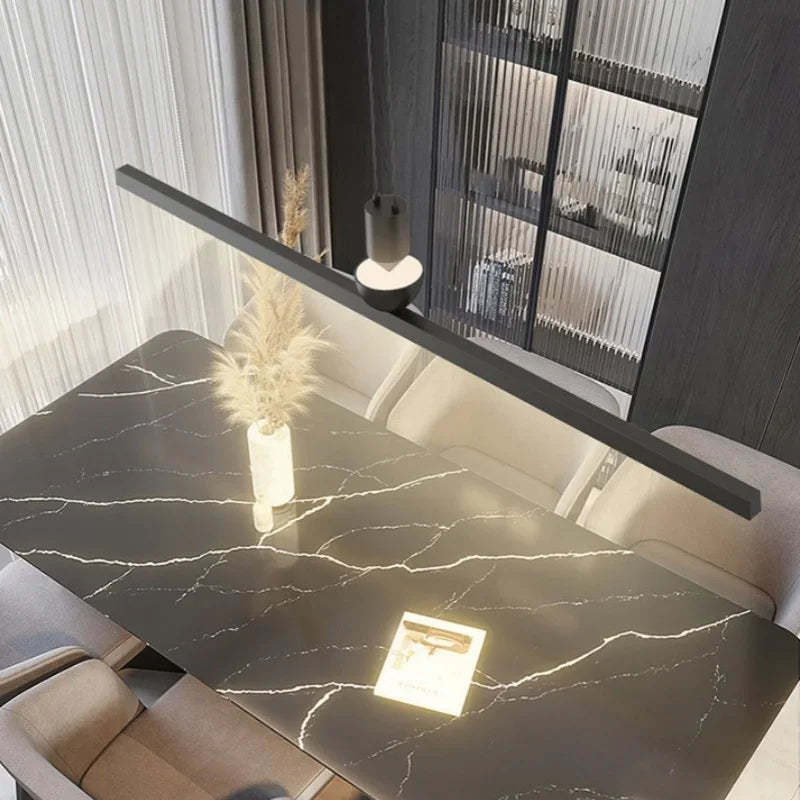 Pendant Light - Modern Minimalist LED Ceiling Chandelier Dining Room Bar Table Pendant Lights Linear Strip Luster SW-36210345 - SWEET-LIGHTS
