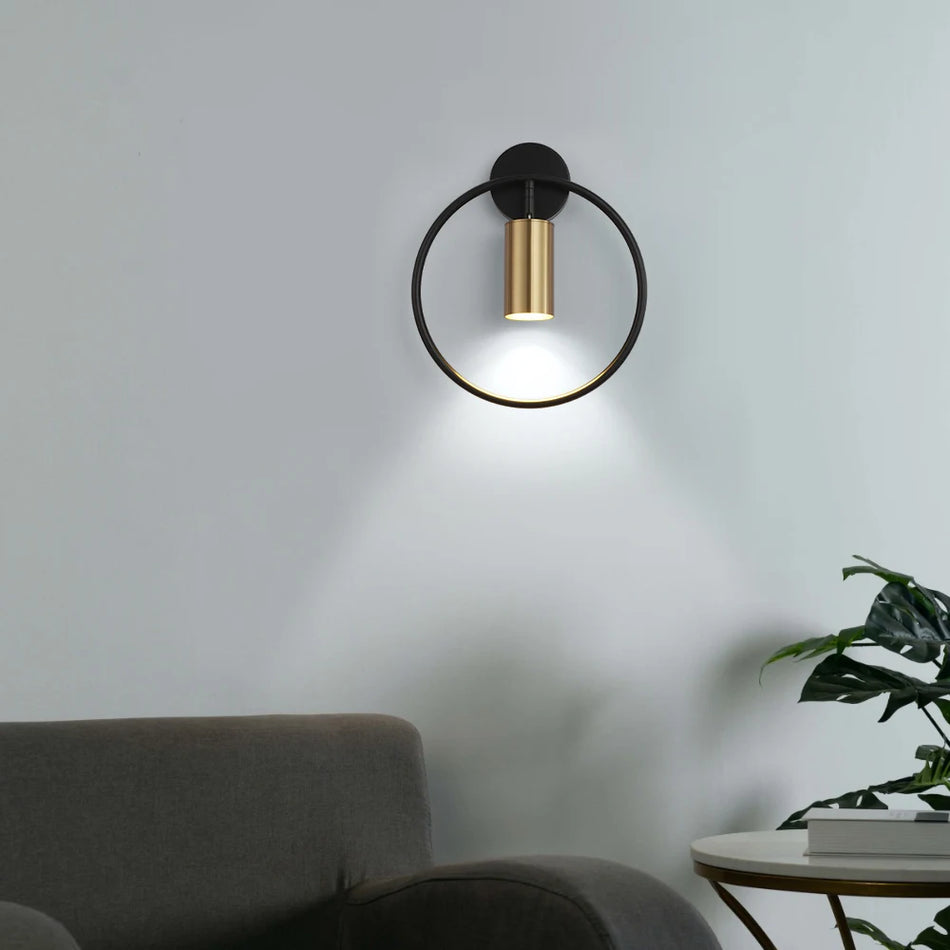 Wall Light - Modern LED Circular Electroplating Spotlight For Bedroom Living Room SW-36210345 - SWEET-LIGHTS