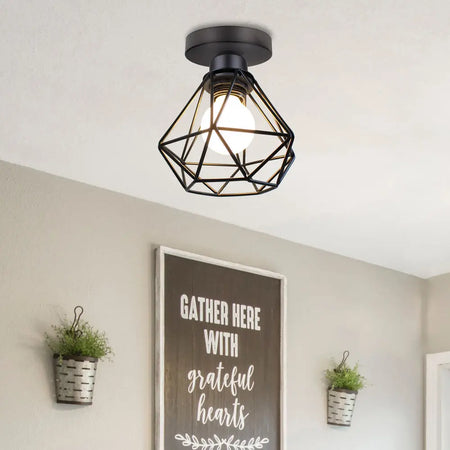 Lampshade - Metal Light Guard Cage Cover Retro Industrial Shade SW-36210478 - SWEET-LIGHTS