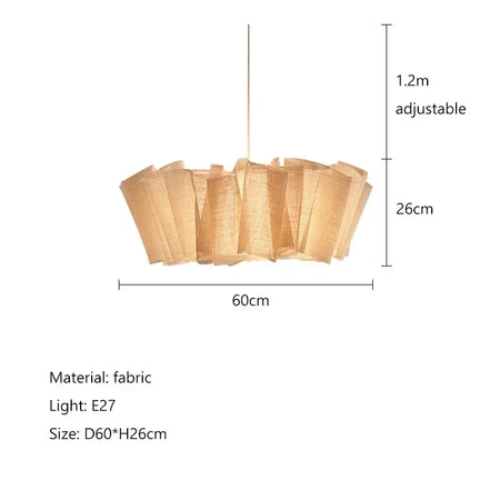 Pendant Light - Nordic Vintage Fabric Chandelier Indoor Lighting Restaurant Loft Bedroom Bedside Fixtures SW-36210983 - SWEET-LIGHTS