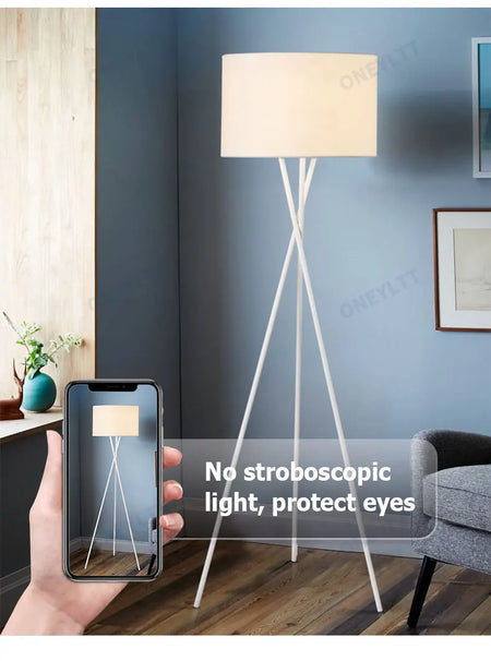 Floor Lamp - Scandinavian Fabric Led Tripod Design Light SW-36210347 - SWEET-LIGHTS
