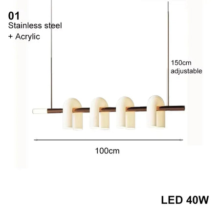 Pendant Light - Vintage Glass Luxury U Shaped Light for Dining Room and Kitchen SW-36210458 - SWEET-LIGHTS