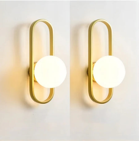 Wall Light - Modern Minimalist LED E27 Wall Sconce Glass SW-36210345 - SWEET-LIGHTS