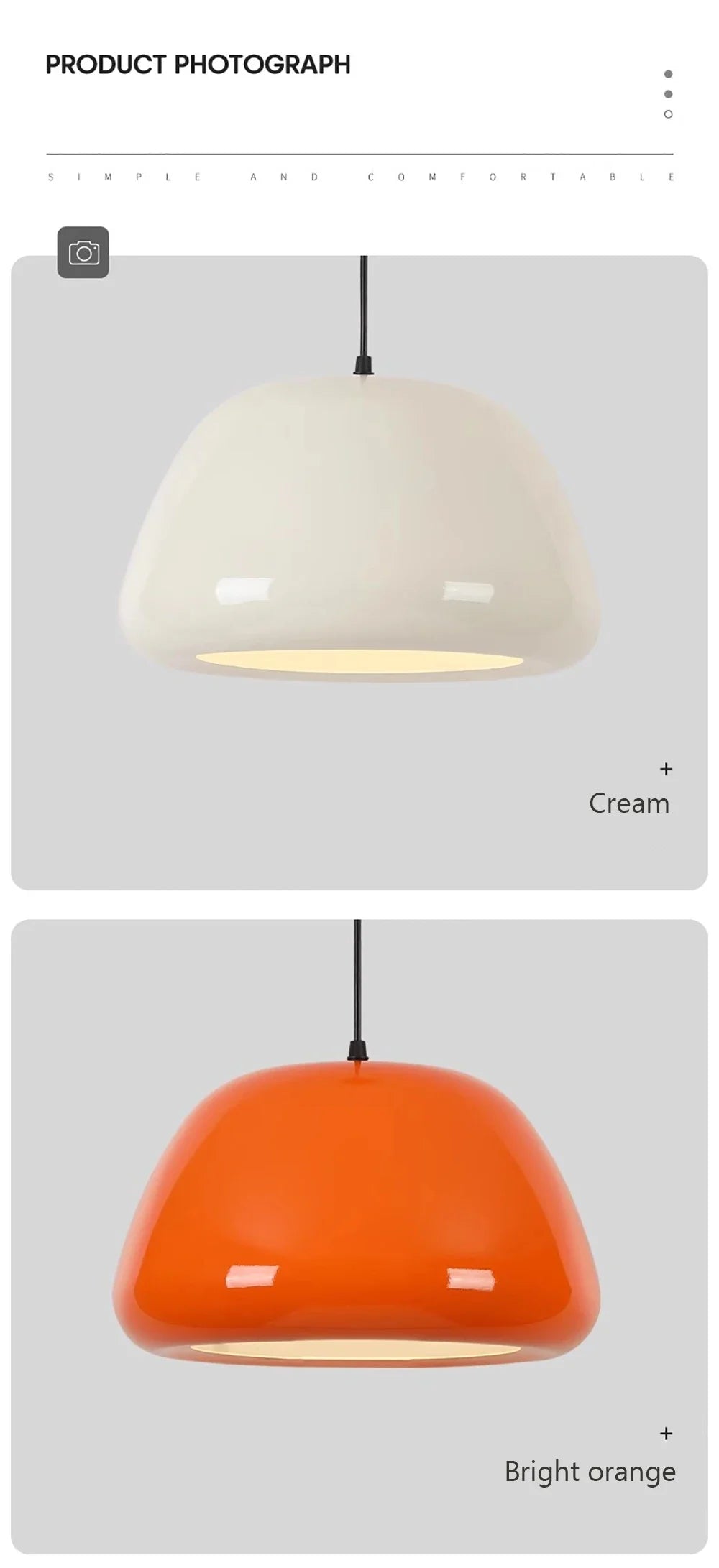 Pendant Light - Nordic LED Macaron Fixture Carbon Steel White Dark Green Orange for Restaurant Living Rooms SW-36210724 - SWEET-LIGHTS