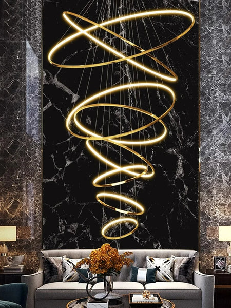 Chandelier - Modern Home Decor LED Pendant Light for Staircase SW-36210346 - SWEET-LIGHTS