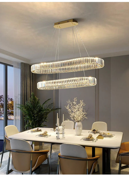 Pendant Light - Led Luxury Crystal Ceiling Pendant Lamp for Living Room and Dining SW-36210347 - SWEET-LIGHTS