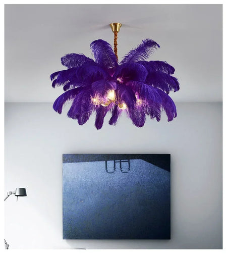 Pendant Light - Nordic Feather Ceiling Chandelier for Home Decoration Indoor Lighting SW-36210457 - SWEET-LIGHTS