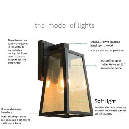 Outdoor Light - European Style Waterproof Super Bright Wall Lamp SW-36210347 - SWEET-LIGHTS