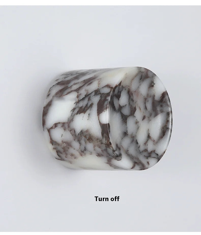 Wall Light - Cylindrical Marble Natural Stone Wall Lamp LED Sconce SW-36210456 - SWEET-LIGHTS