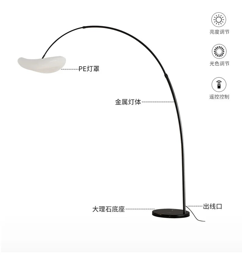 Floor Lamp - Postmodern Minimalist Creative Angling Designer Yunduo Marble Lighting SW-36210458 - SWEET-LIGHTS