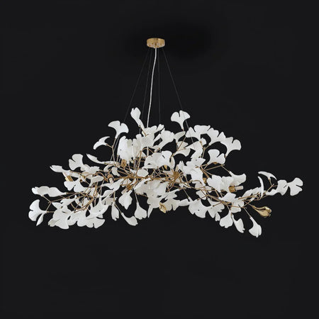 Chandelier - Nordic Modern Long Ginko Leaf Pendant Light for Living Room Dining Room Bedroom Kitchen SW-36210478 - SWEET-LIGHTS