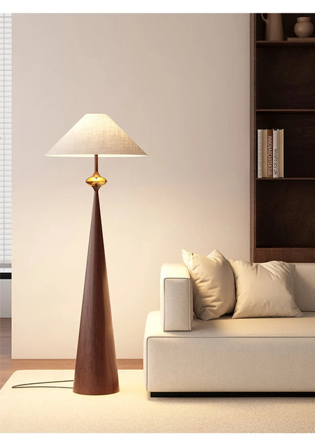 Floor Lamp - Japanese Designer Wabi-sabi Minimalist Cloth Cover Art Stand Lights Living Room Bedroom SW-36210789 - SWEET-LIGHTS