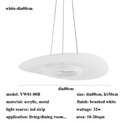 Pendant Light - Nordic Led Changeable Light Metal Lamp SW-36210567 - SWEET-LIGHTS