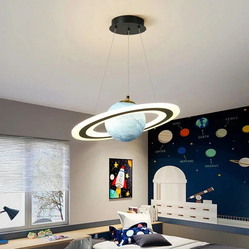 Children Lighting - Acrylic Ball Planet Pendant Lamp SW-36210345 - SWEET-LIGHTS