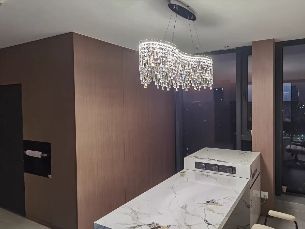 Chandelier - Italian Milan Luxury Crystal Hanging Lamp For Dining Room Hotel Villa Decor SW-36210456 - SWEET-LIGHTS