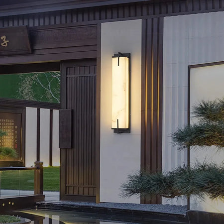 Outdoor Light - LED Lmitated Marble Wall Lamp Waterproof AC110V 220V Stainless Steel Sconce SW-36210347 - SWEET-LIGHTS