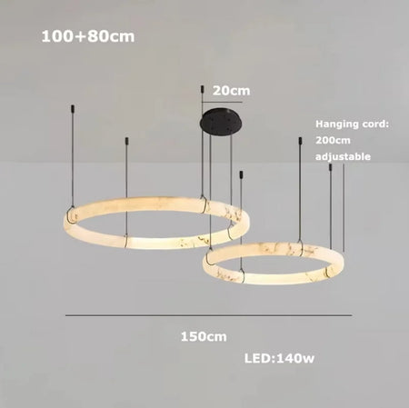 Pendant Light - LED Dimmable Natural Marble Chandelier SW-36210497 - SWEET-LIGHTS