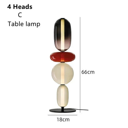 Floor Lamp - Italian Colored Glass LED Designer Light SW-36210458 - SWEET-LIGHTS