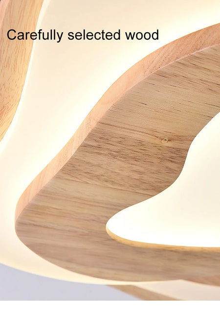 Ceiling Light - Modern Wood Led Ceiling Lamp for Living Room Bedroom Kitchen SW-36210567 - SWEET-LIGHTS