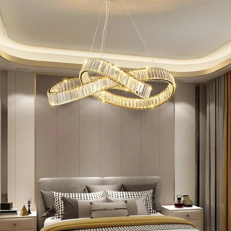 Pendant Light - Modern Home Decoration Crystal Chandelier Living Room Lamp Dining Table Pendant Lights SW-36210567 - SWEET-LIGHTS
