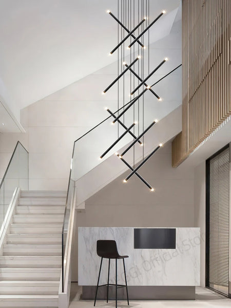 Pendant Light - Minimalist Staircase LED Chandelier Nordic Design SW-36210345 - SWEET-LIGHTS