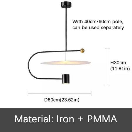 Pendant Light - Nordic U-Shaped Acrylic Bar Table Chandelier SW-36210345 - SWEET-LIGHTS