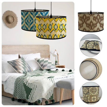 Lampshade - Japanese Style Bamboo Light Cover for Home SW-36210345 - SWEET-LIGHTS